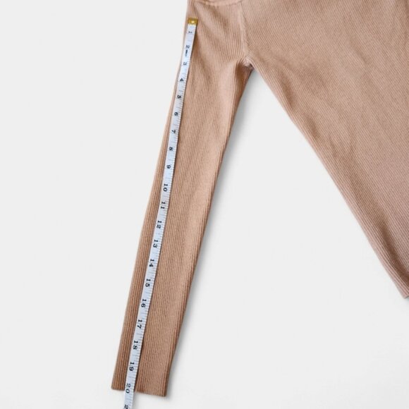 Aritzia Wilfred Croquid Off The Shoulder Merino Wool Blend Sweater Sz XS-M - Picture 11 of 12